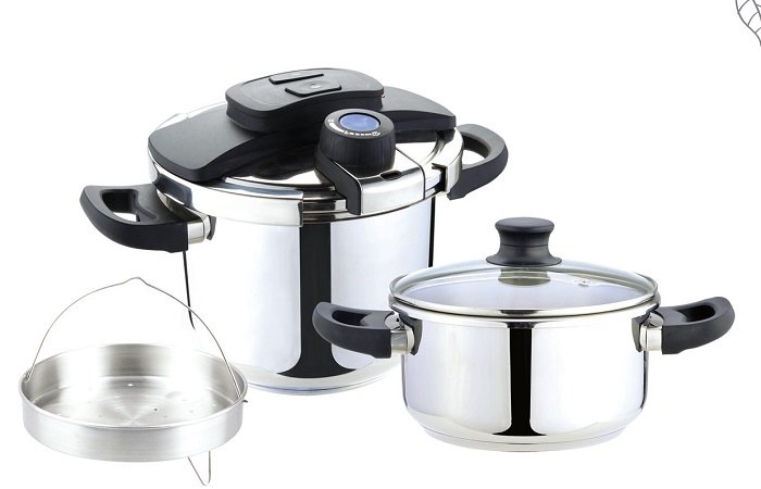 زودپز 6 لیتری فوما سه کاره بخارپز و آرام پز زودپز 6 لیتری فوما سه کاره بخارپز و آرام پز