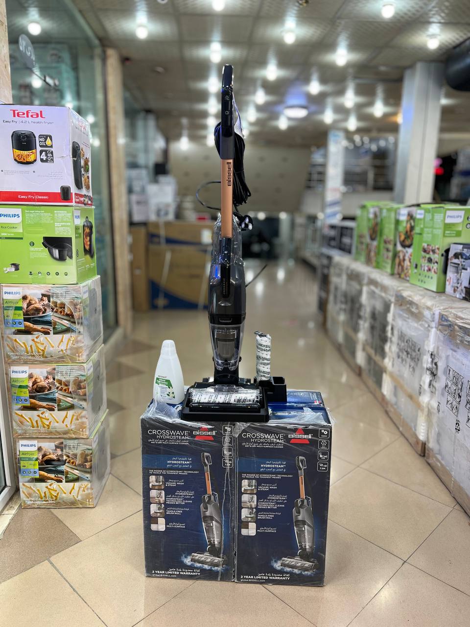 جارو آب و خاک عسای بیسل اصلی مدل Crosswave HydroSteam3527E